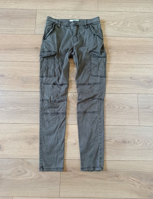Bojówki damskie spodnie kieszenie H&M 36 S