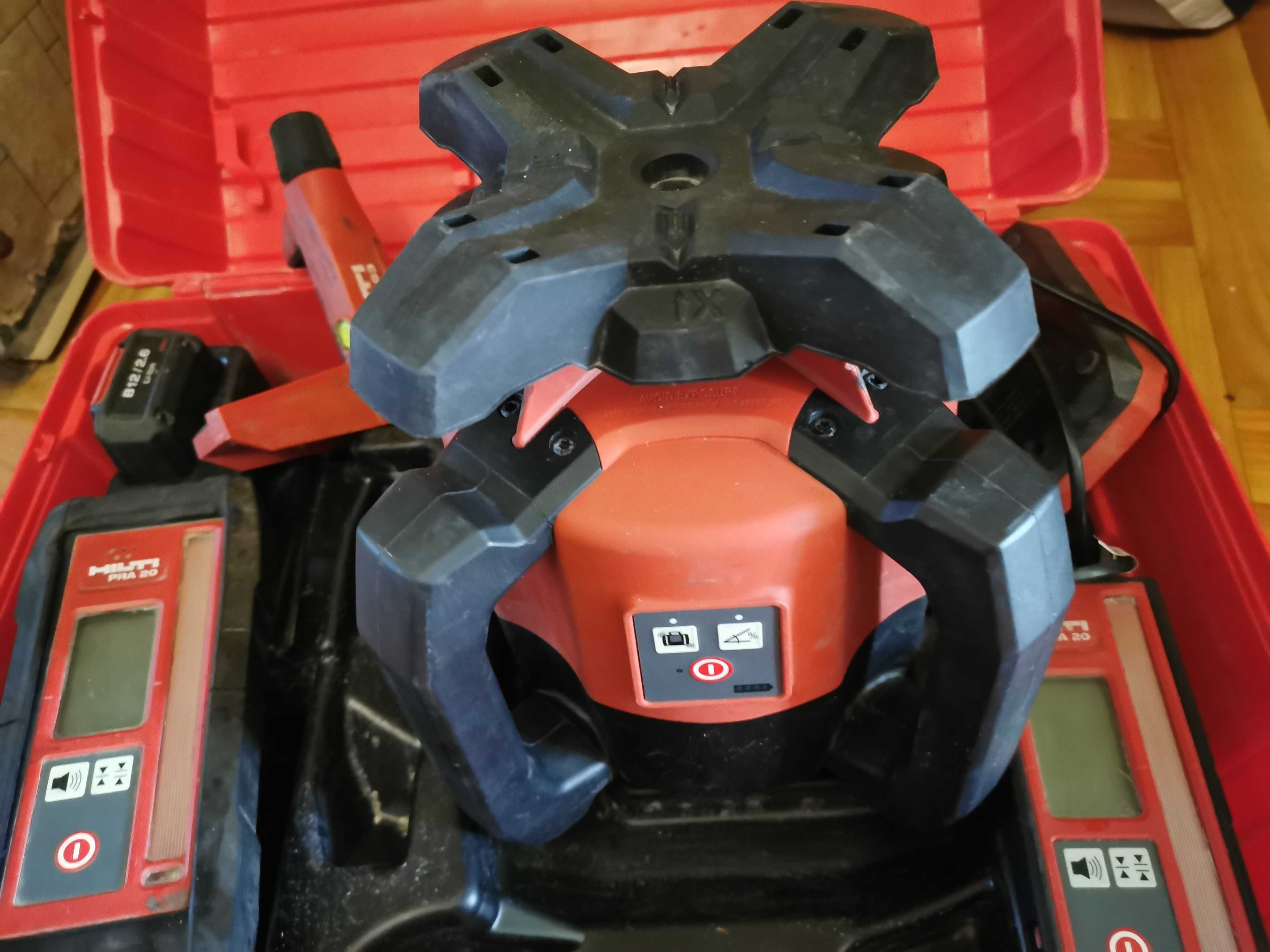 Największy zestaw Niwelator Laserowy laser Hilti PR2-HS A12 detektor