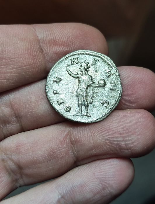 Moeda romana de prata de Gordiano III