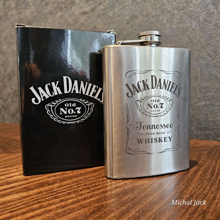 Piersiówka Jack Daniels Daniel's Nowa Oryginalna pudełko