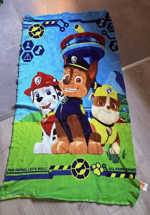 Duży koc Psi patrol paw patrol