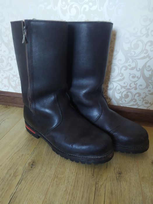 Військові зимові шкіряні чоботи сапоги Ammann Mili-Тary Розмір 44-45