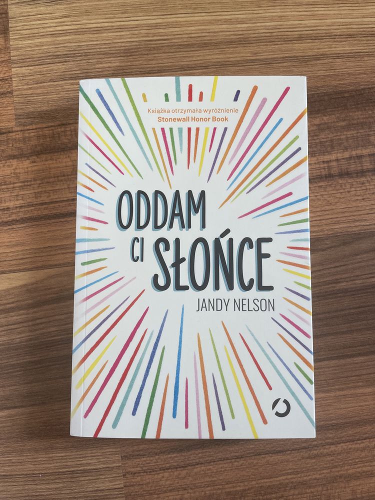 Książka - Oddam Ci Słońce