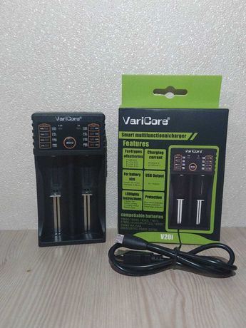 Двух канальное зарядное устройство VariCore V20i с функцией Power Bank