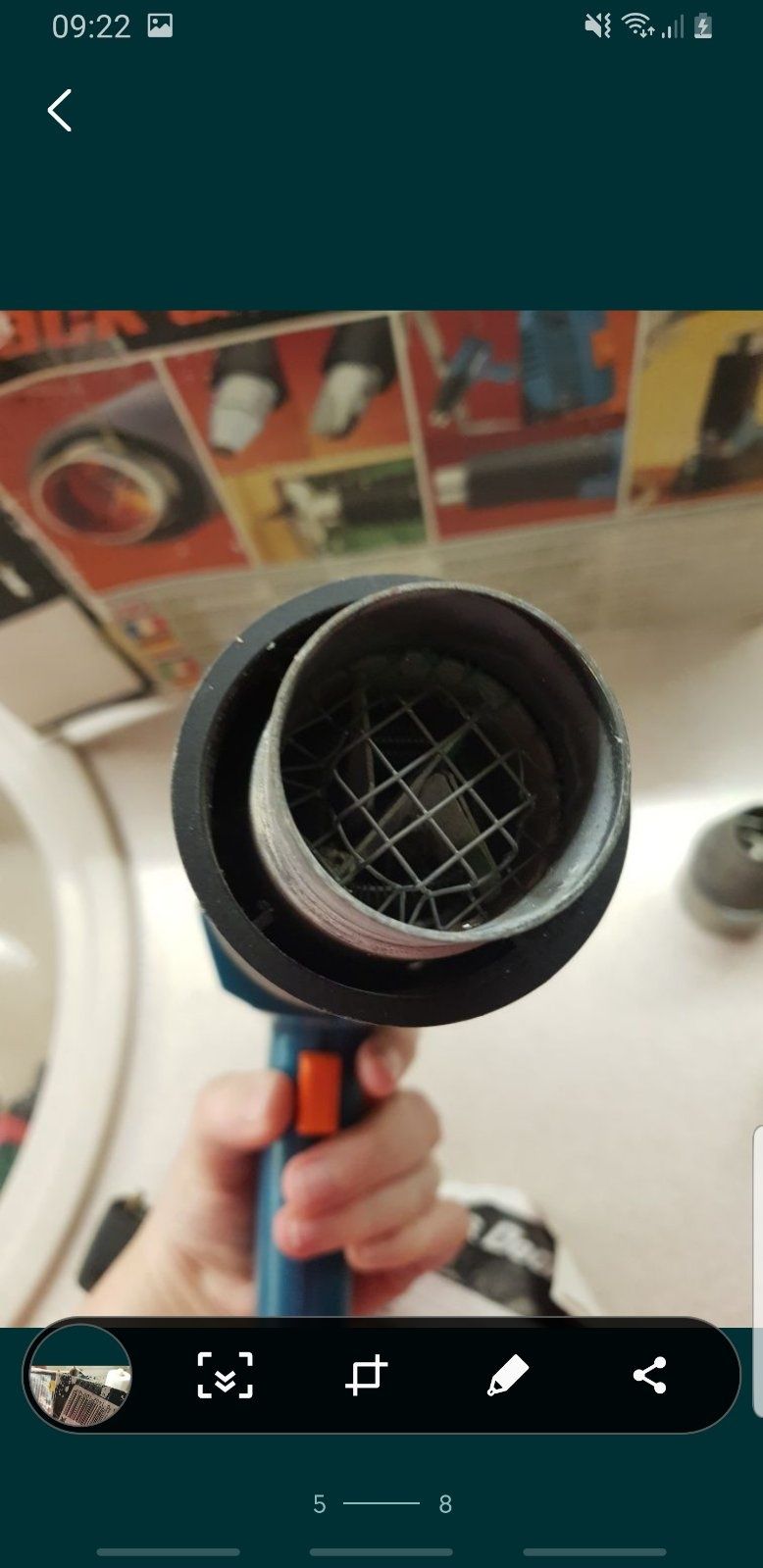 Фен будіаельний Black decker Англія новий з 3 насадками.