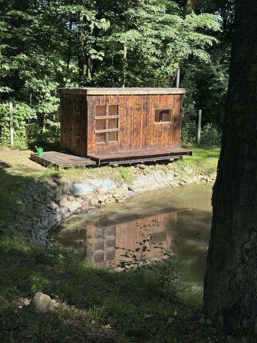 Domek sauna kominek las - tylko dla dorosłych