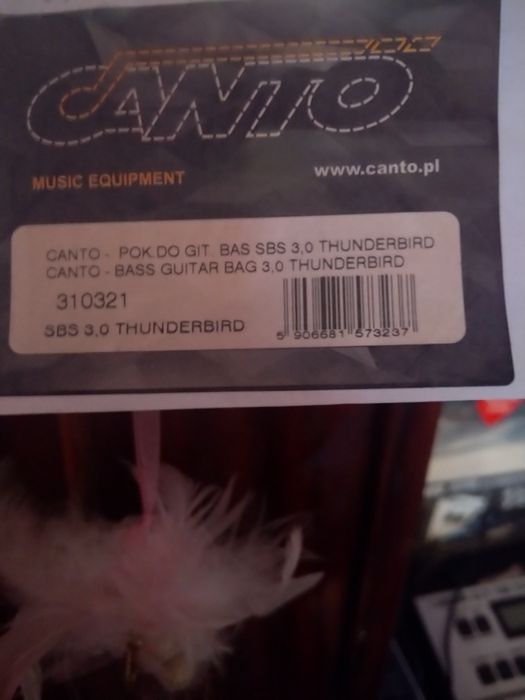 Pokrowiec futerał thunderbird Canto sbs 3.0. Gibson epiphone gitara