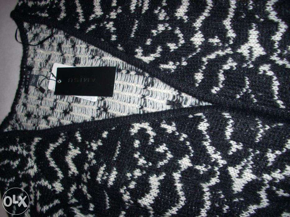AMISU ciepły SWETER dłuższy NOWY XL 42