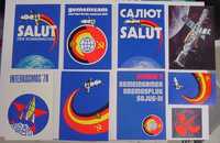 Colecção de postais da missão espacial Soyuz 31/Interkosmos'78