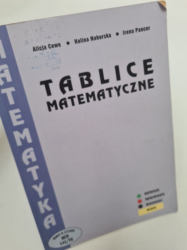 Tablice matematyczne - Książka