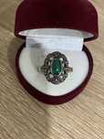 Серебряное кольцо 925 Хризопраз