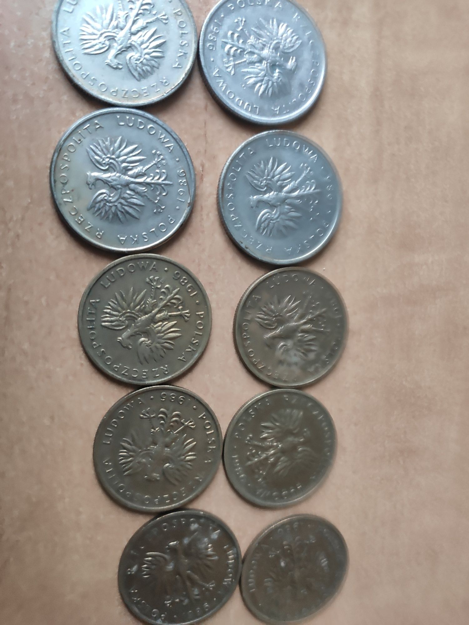 10 monet obiegowych PRL