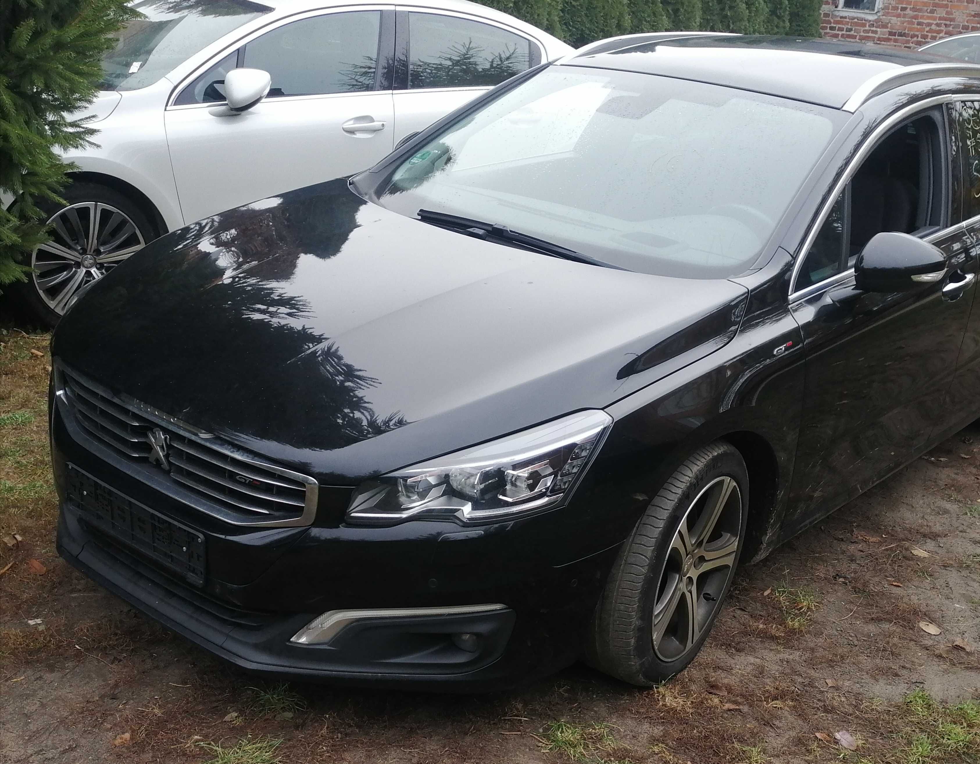 Peugeot 508 lift  maska zderzak przód