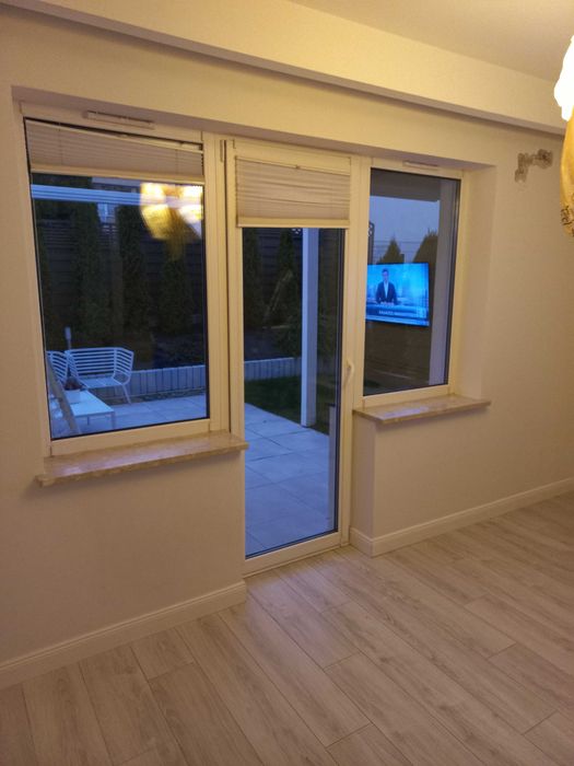 Okno balkonowe trzyszybowe