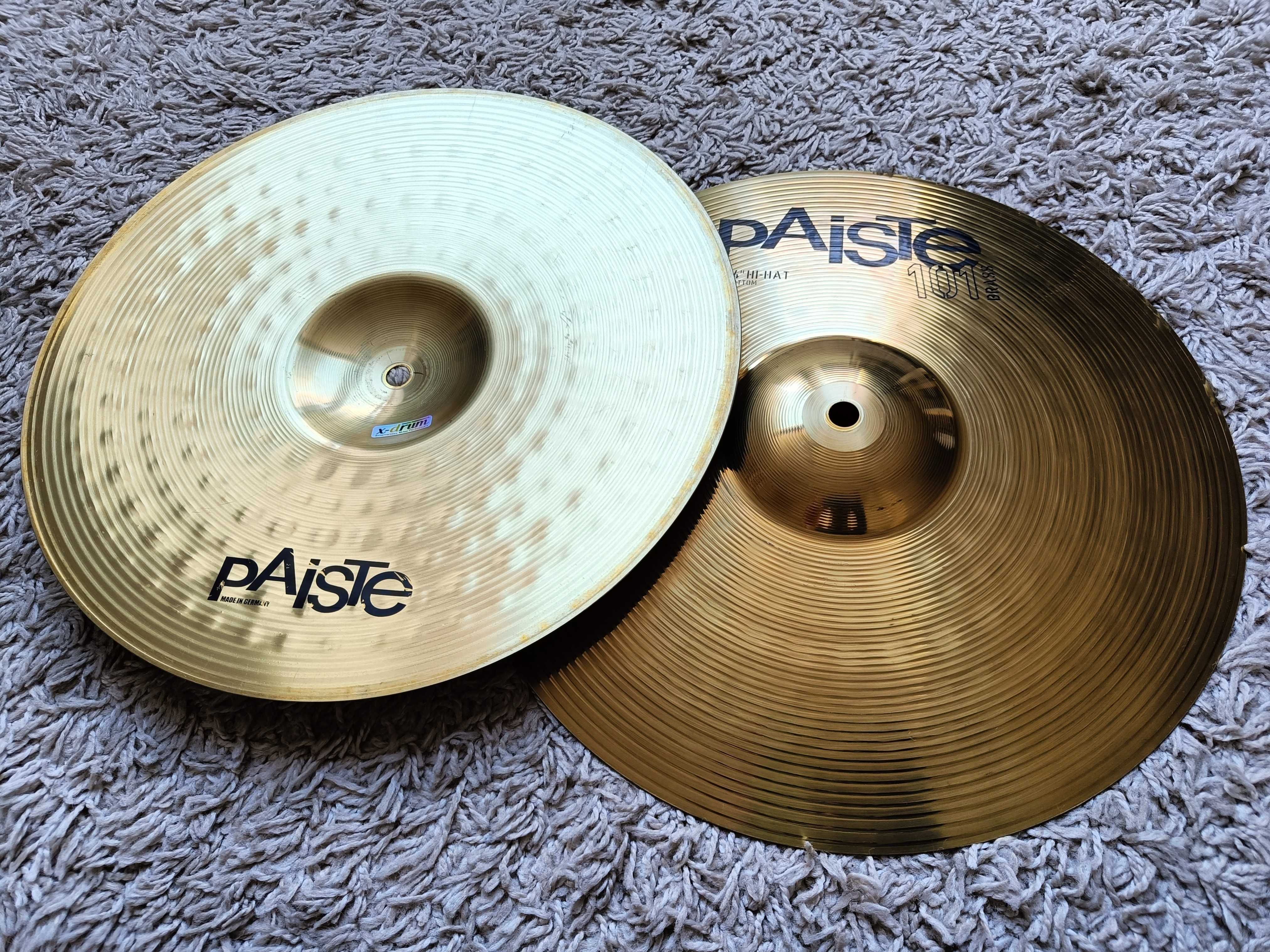 Talerze perkusyjne PAISTE 101 BRASS HI HAT 14"