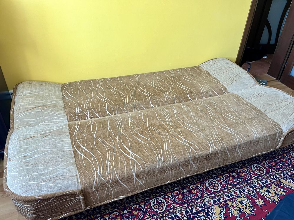 Kanapa wersalka tapczan sofa rozkladana dwuosobowa spania pojemnik