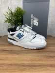 New Balance 550 r. 45 – kultowe sneakersy skórzane, biało-niebieskie