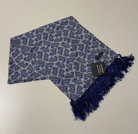 Topman Мужской шёлковый шарф из шелка шовковий шовка мужской шарфик
