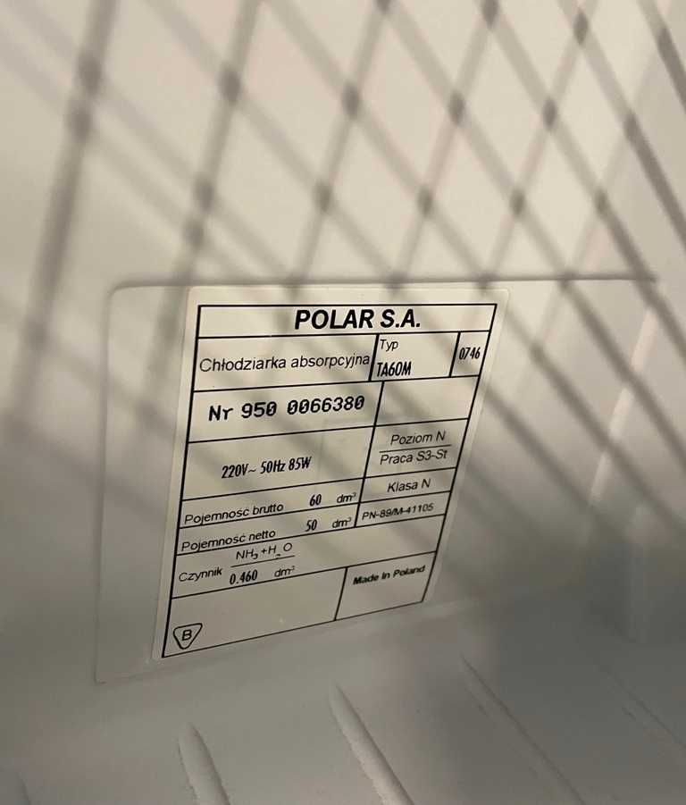 UŻYWANA chłodziarka absorpcyjna Polar TA60M