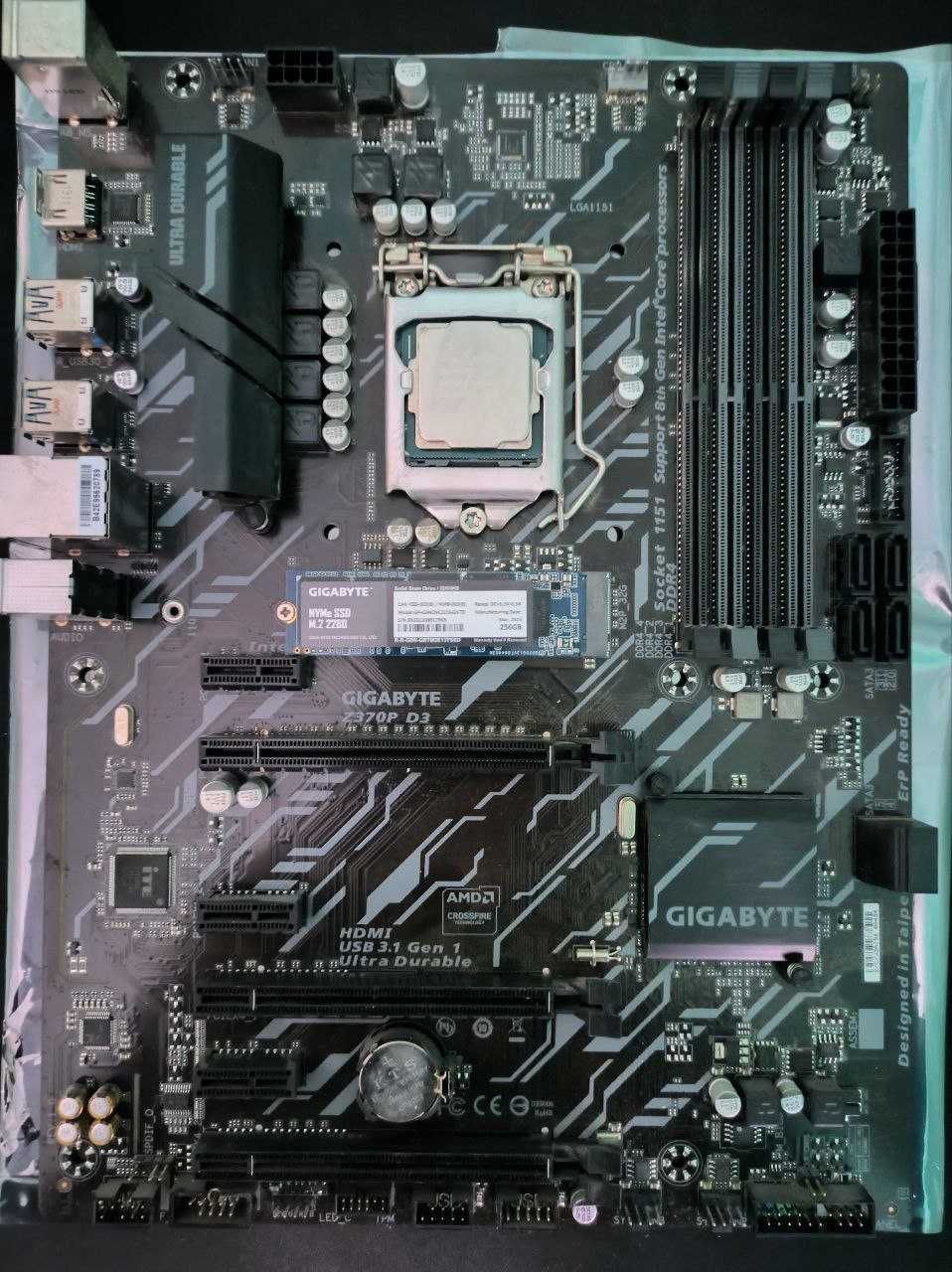 Материнська плата Gigabyte z370p d3 (lga1151)