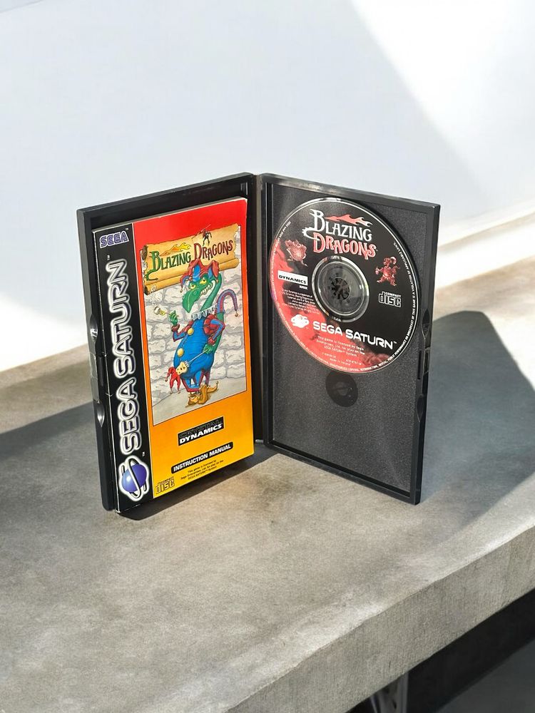 Sega Saturn Blazing Dragons Game