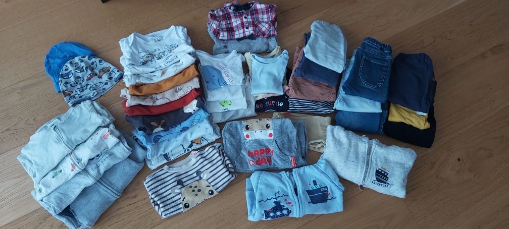 Paka ubranek dla chłopca rozm. 80