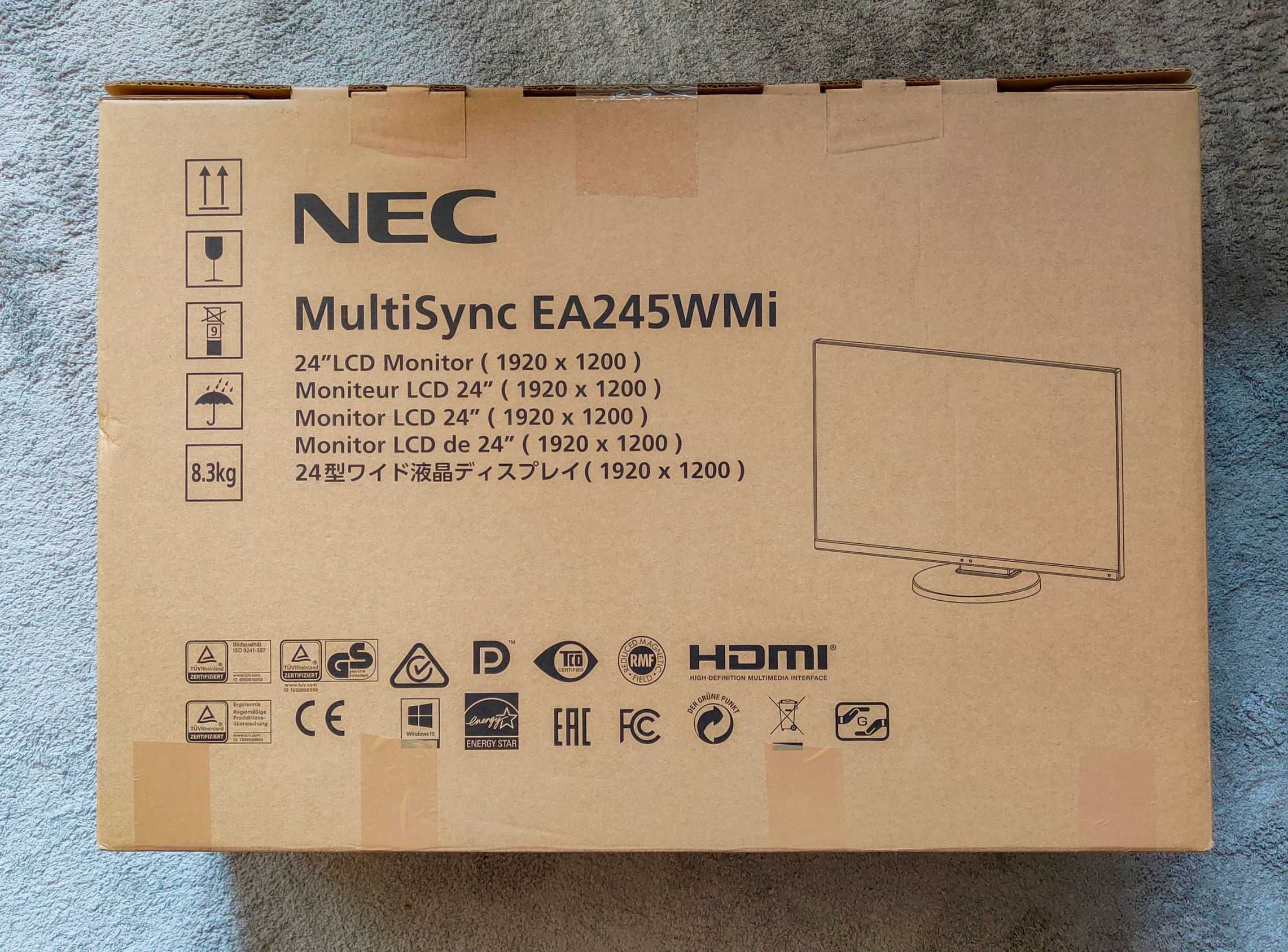 Monitor NEC MultiSync EA245WMi