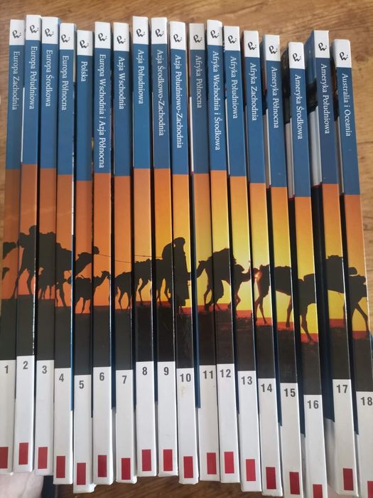 Wielki Encyklopedyczny Atlas Świata ideał 18 tomów