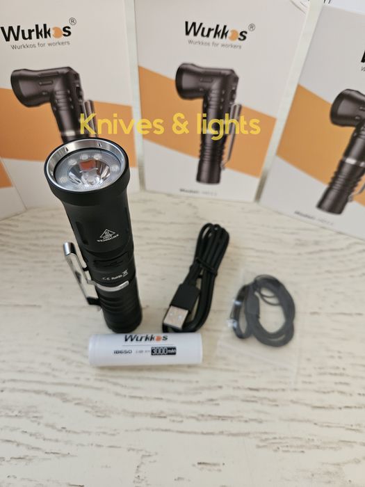 Wurkkos HD11 ліхтар з поворотною головою, флудерне+дальнє+червоне!