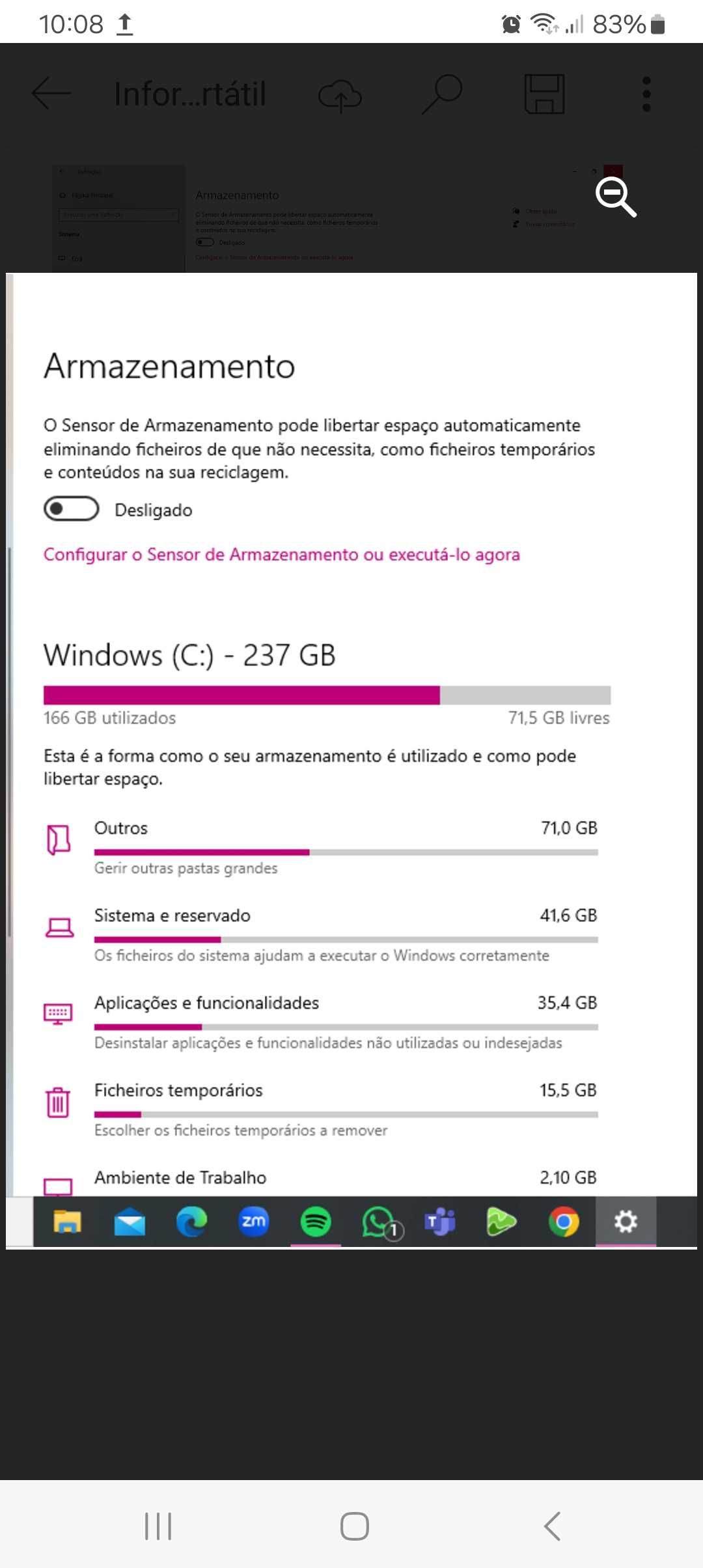 Portatil hp 15 polegadas