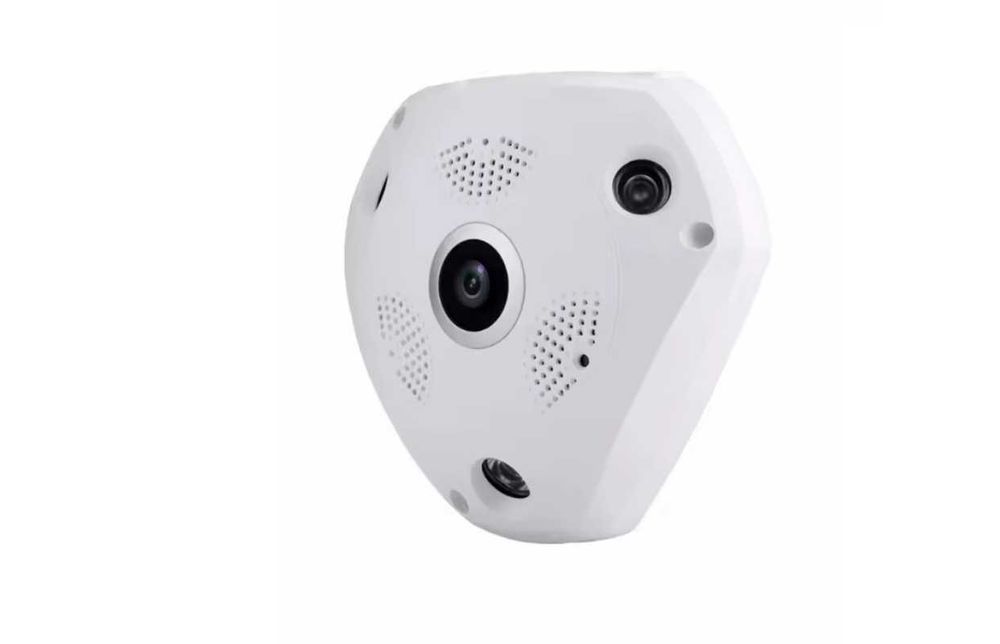 Bezprzewodowa Kamera Fisheye Rybie Oko IP 360° 3Mpx Wifi