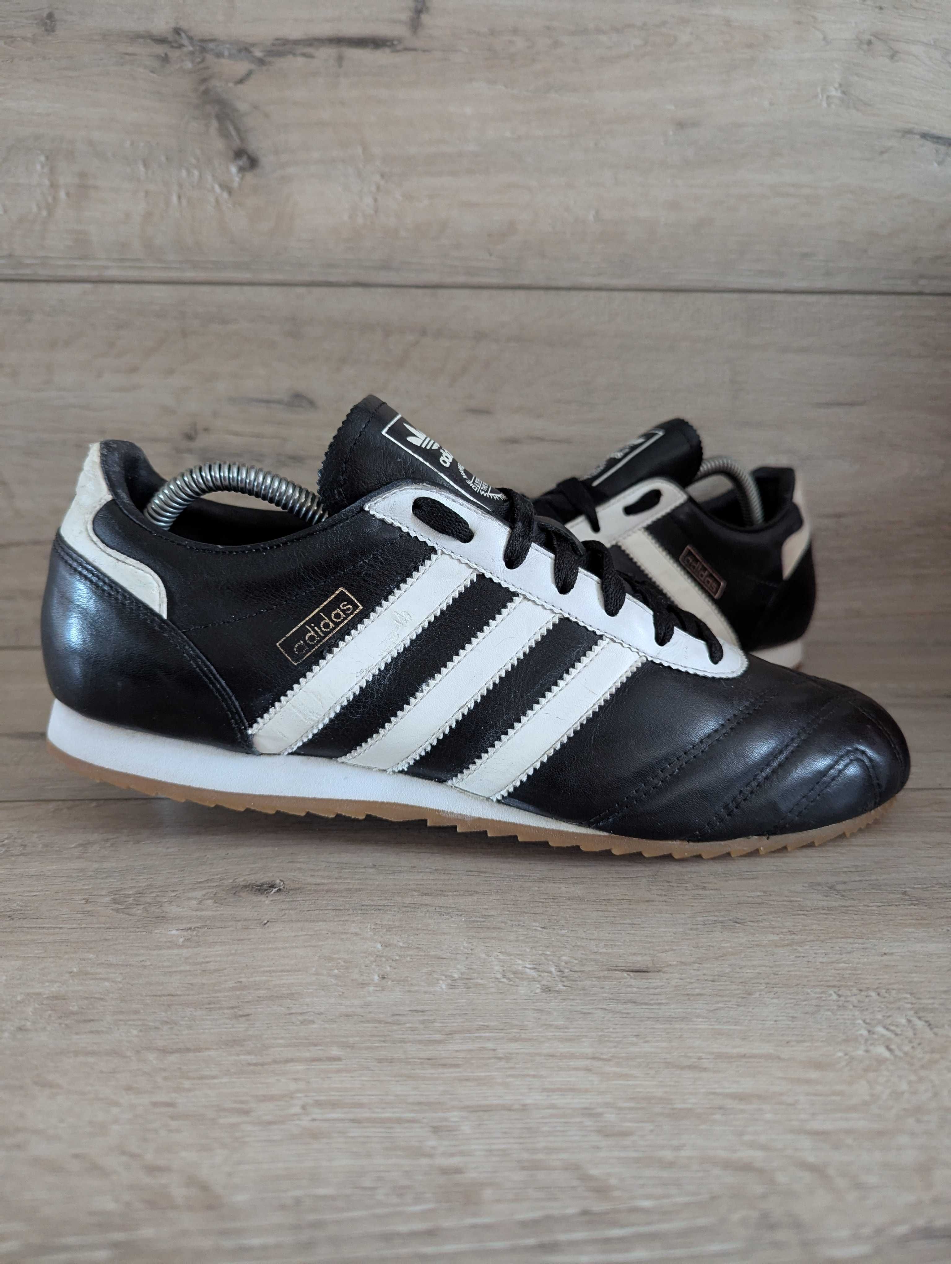 Мужские черные кожаные кроссовки Adidas Rio Grande винтаж 43 р 27.5 см