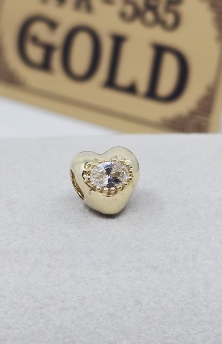 Złoty charms próba 585 14k