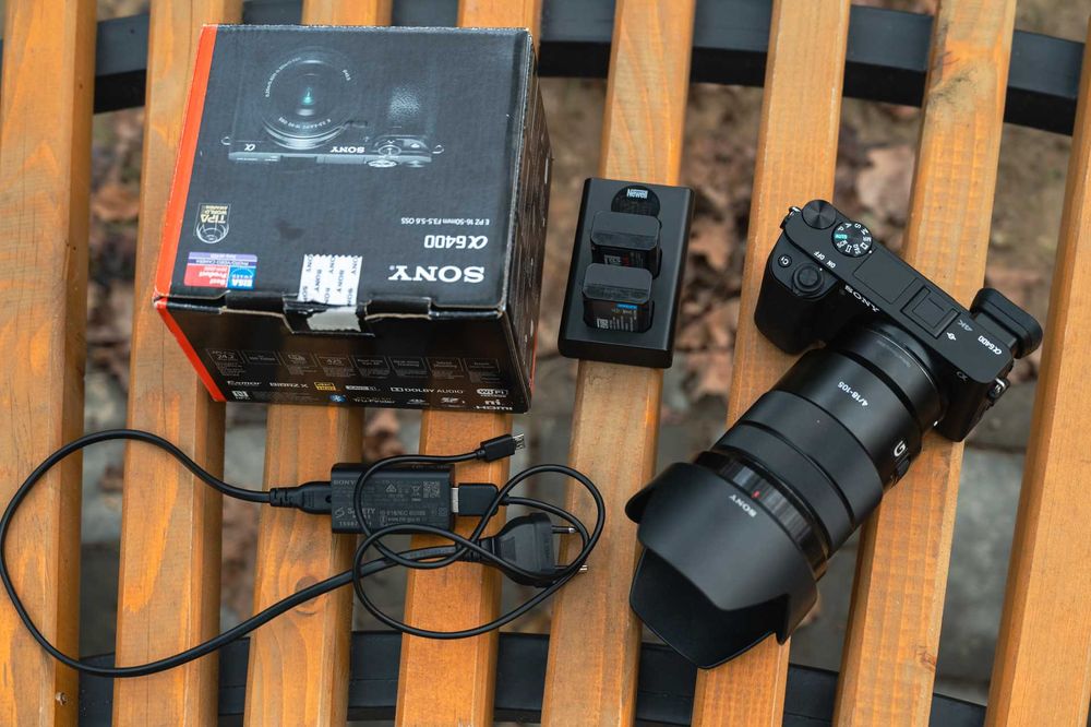 Фотокамера Sony A6400 + об’єктив Sony G 18–105mm f/4 OSS