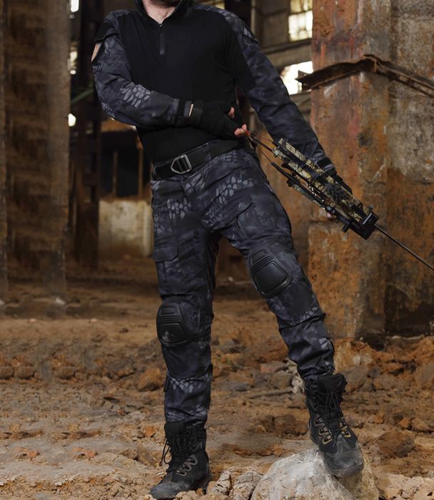 Mundur Wojskowy Combat Black Multicam