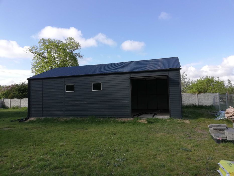 Garaż Blaszany WYSOKI /Wiata Rolnicza/Magazyn/Wiata Stalowa  - ESSTAL*