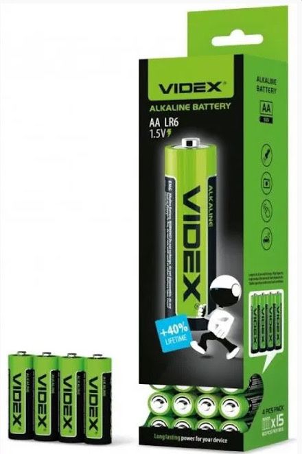 Батарейка Alkaline Videx LR6/AA