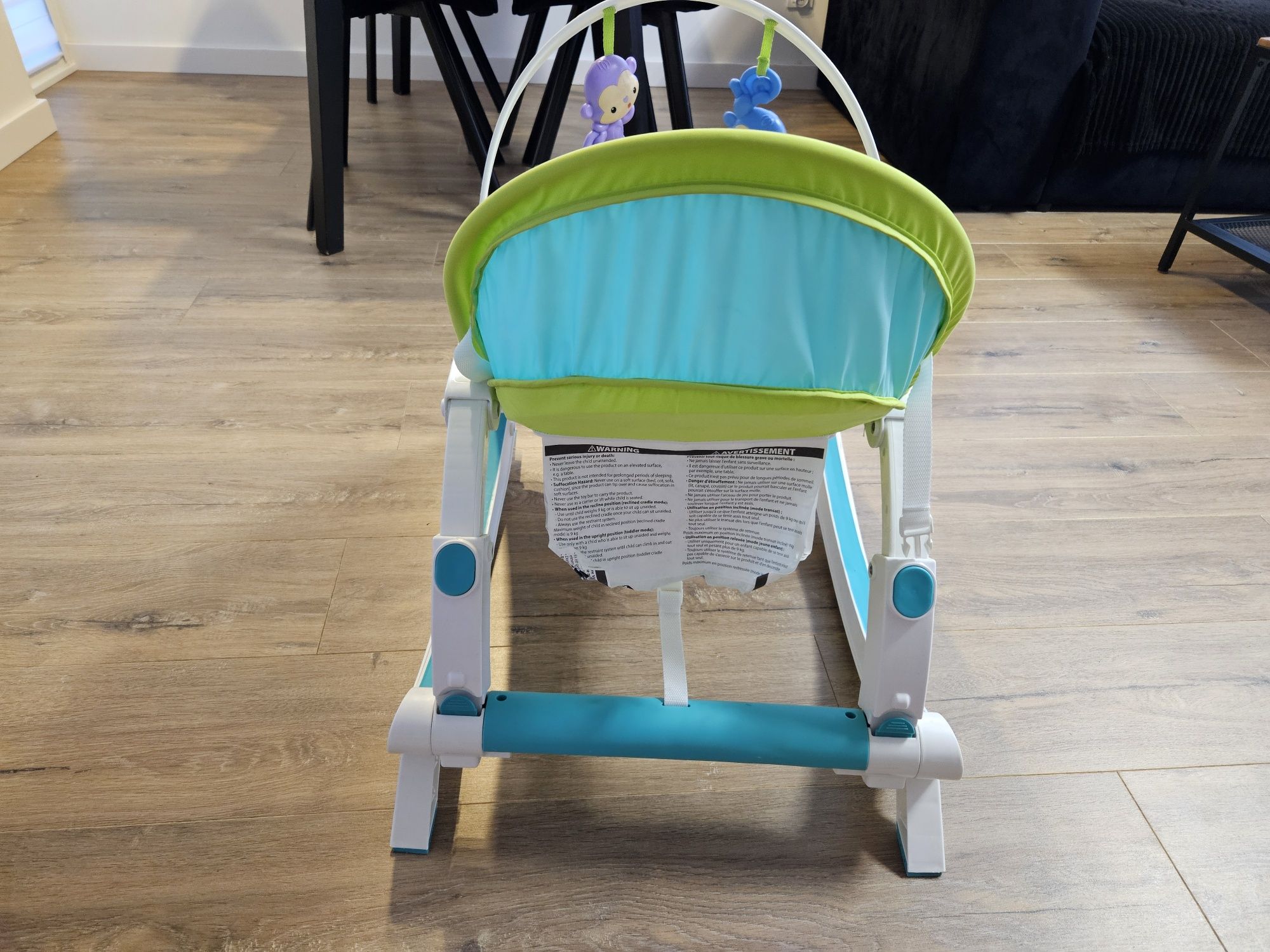 Fisher Price leżaczek, Bujaczek, krzesełko