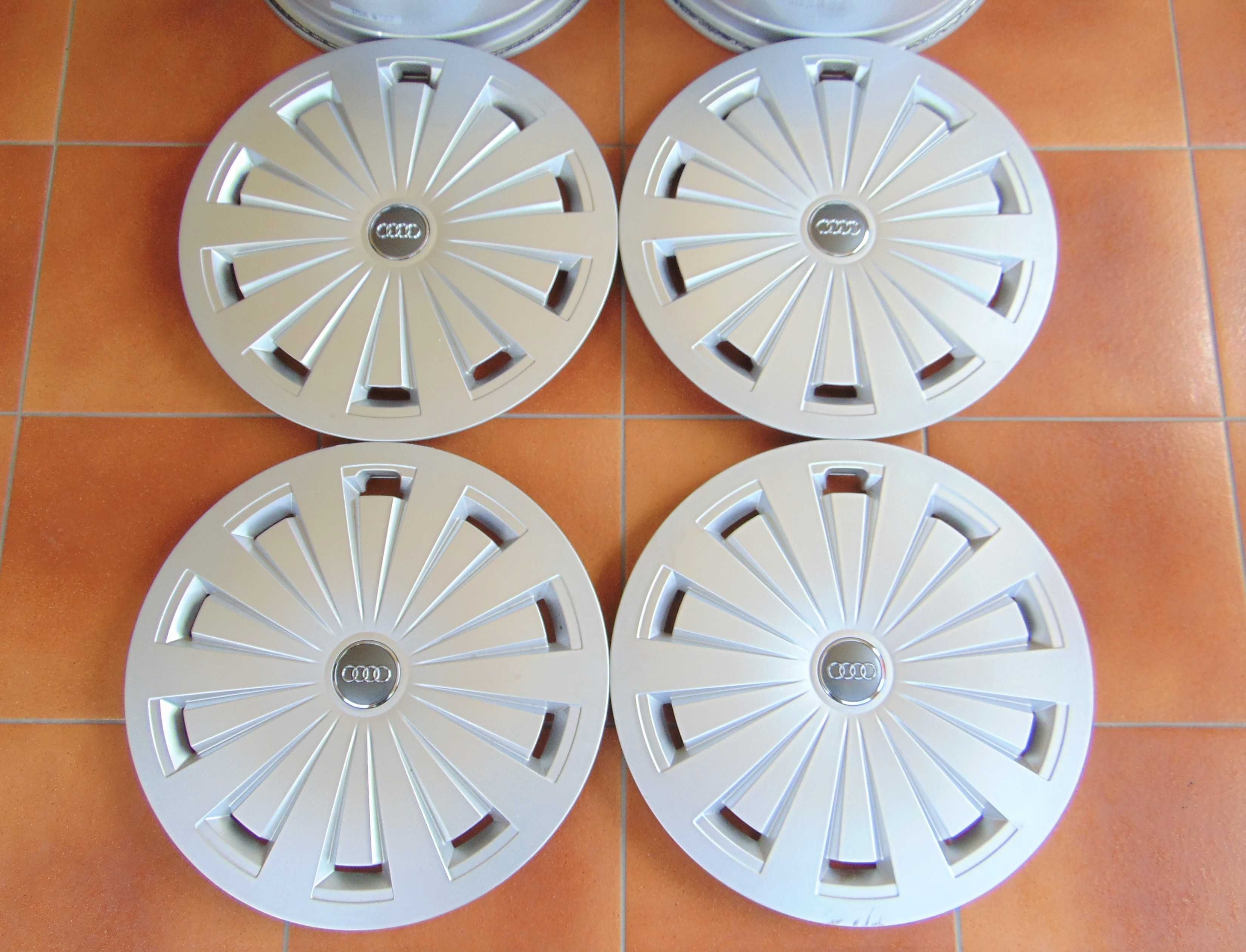 Felgi Aluminiowe 16'' 7x16 ET35 AUDI A4 B8 B9 07- Kołpaki kpl.