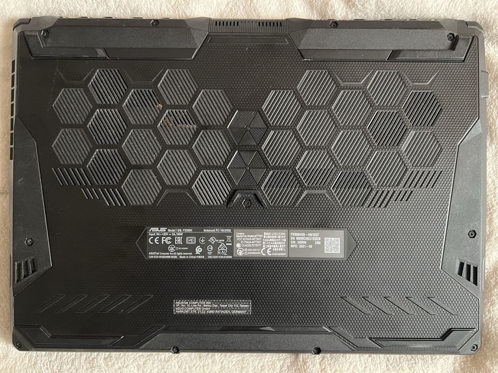 Laptop Asus TUF Gaming F15 i5-11400H /16 GB/512 GB/RTX 3050 Ti/144hz