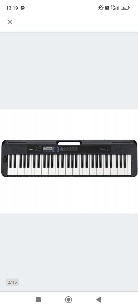 Casio Casiotone CT-S300 BK keyboard statyw ława słuchawki