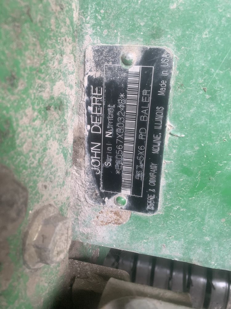 Рулонний прес John Deere 567