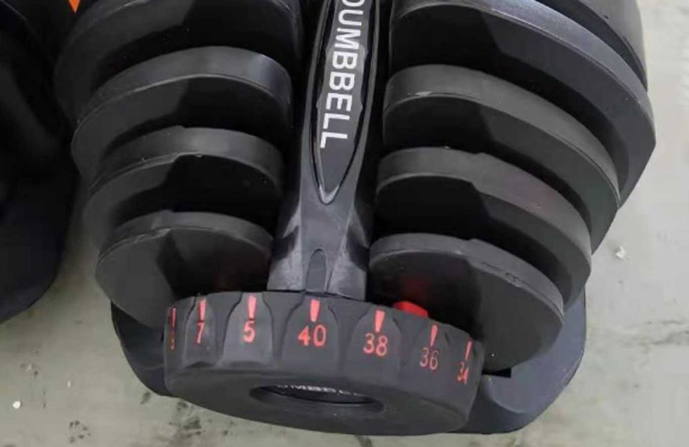 гантели регулируемые до 40 кг гантеля с подставкой 17 уровней нагрузки