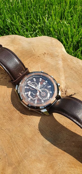 Zegarek męski CASIO EDIFICE EFR-539L brązowy