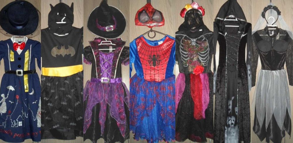 карнавальный костюм-платье BatGirl Волшебница SpiderGirl 4-6-9-12 лет