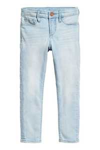 H&M_NOWE Superstretch Skinny Fit Jeans_EUR 110-116_5-6 lat_spodnie