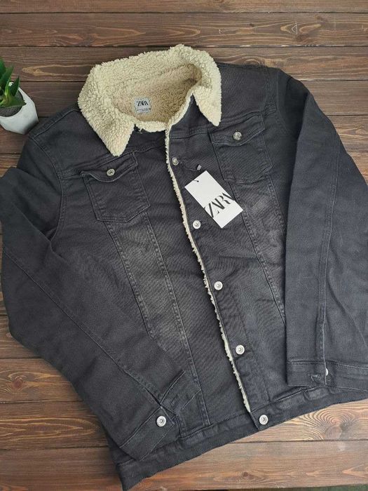 СКИДКА! XXL (54) ZARA MAN Мужская джинсовая куртка джинсовка зара