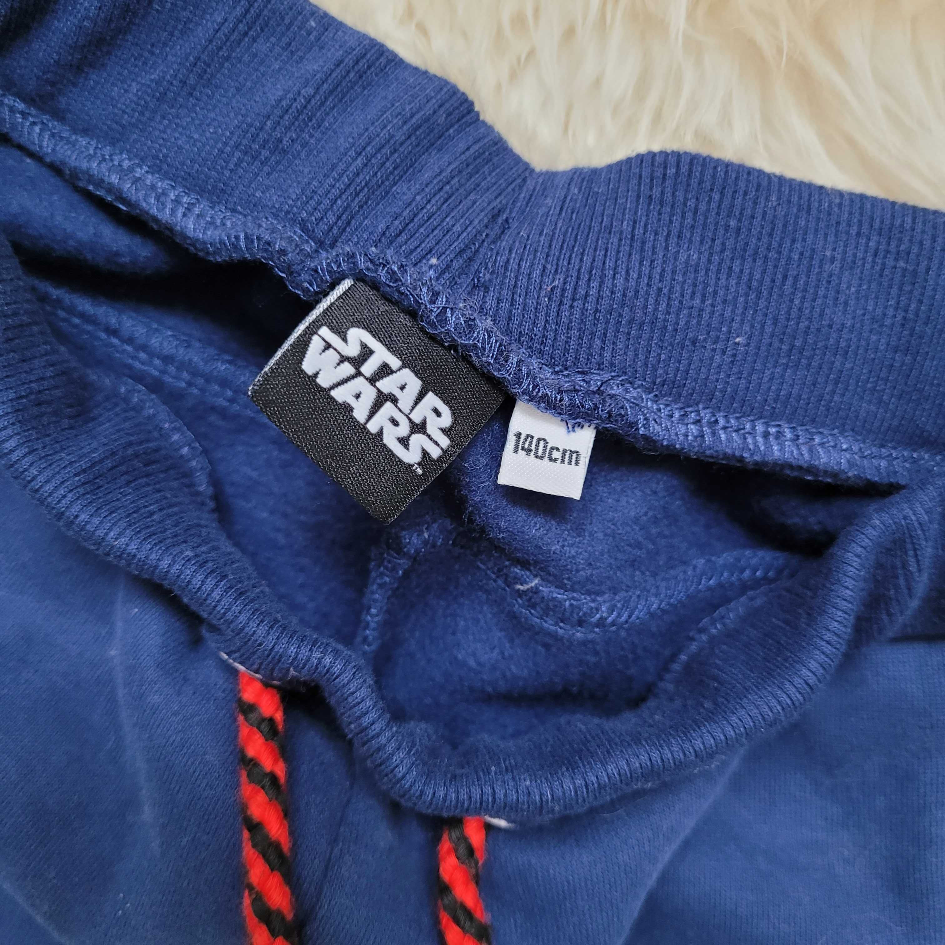 Ciepłe spodnie dresowe Cool Club Star Wars - roz. 140 jak NOWE