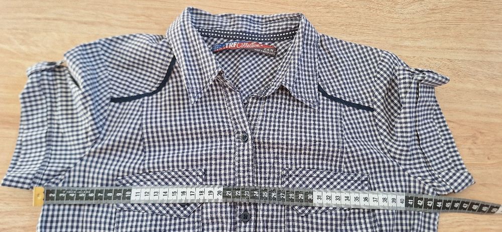 Koszula w kartkę Zara