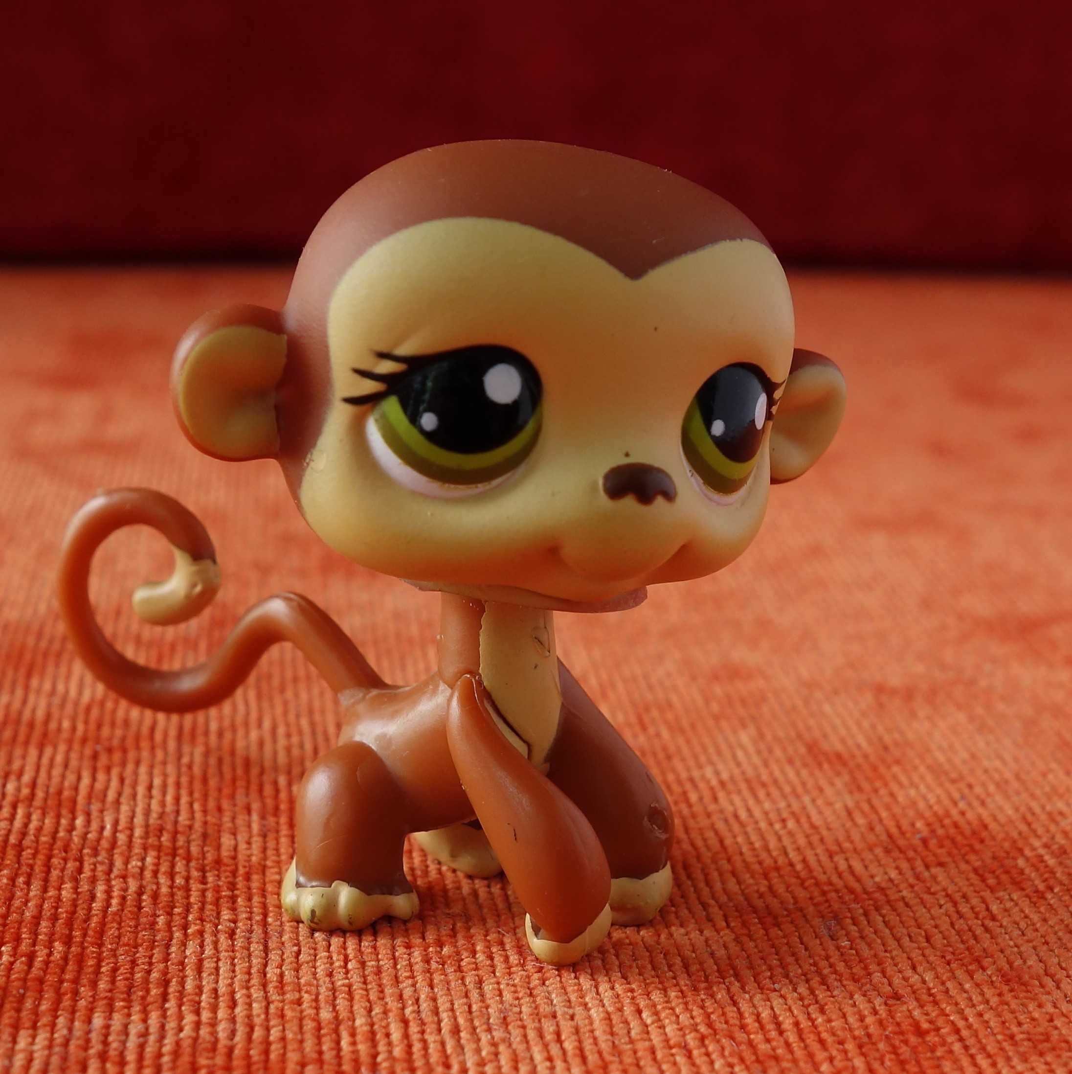 Littlest Pet Shop, LPS - figurka małpa #1080 HASBRO